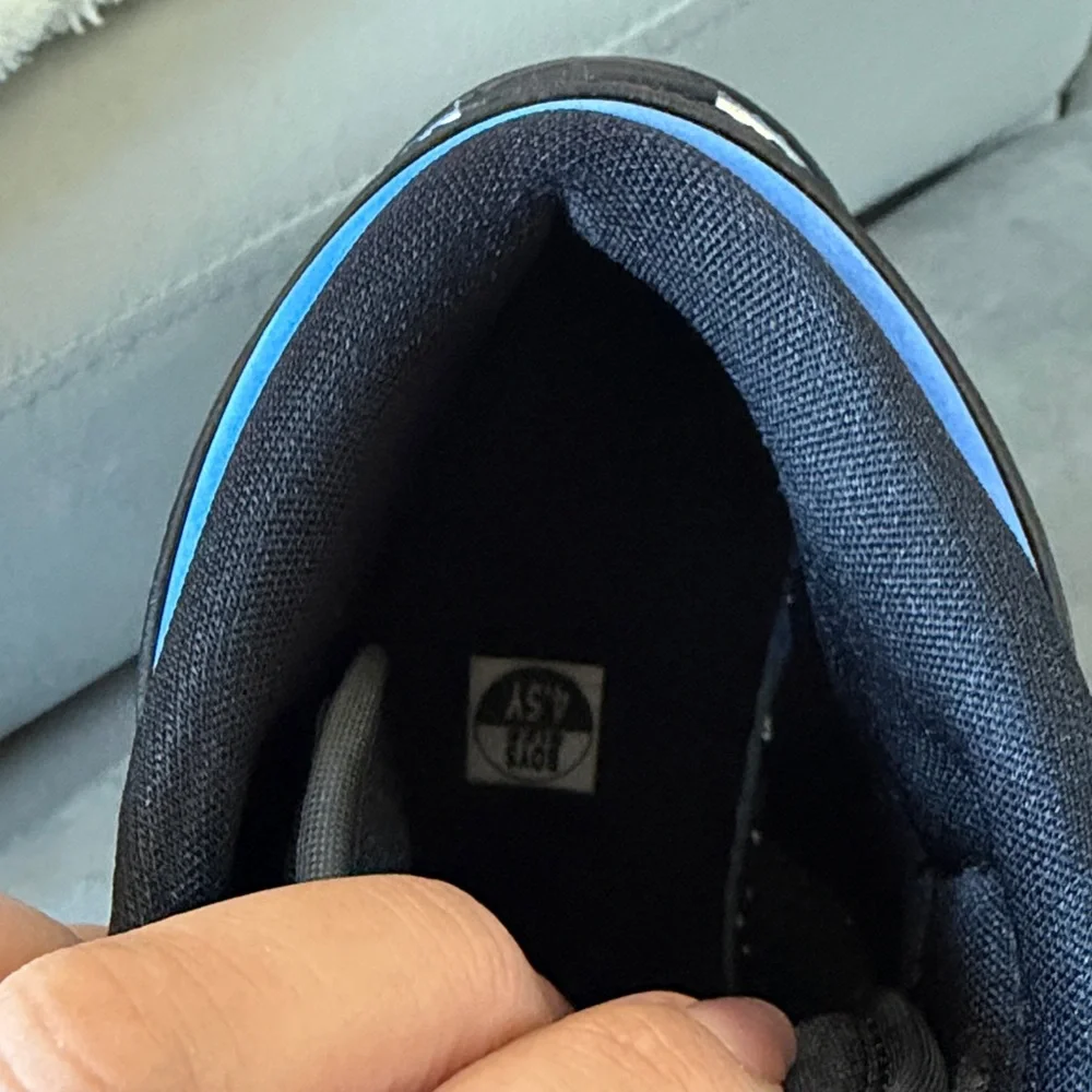 Jordan 1 Mid - white, black, racer blue - Picture 5 of 6